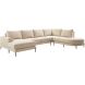 Hoekbank rechts Aziri ecru supreme comfort