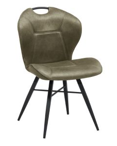Eetkamerstoel Loana microvezel moss