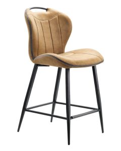 Barkruk Tantini microvezel luxor cognac