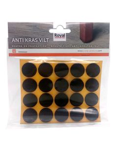 Zelfklevend Oravilt 50mm bruin