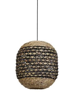 Hanglamp Capena naturel zwart 47x42 cm