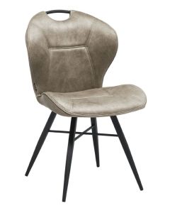Eetkamerstoel Loana microvezel taupe