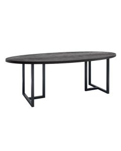 Eettafel Veneta 200x100 cm eikenfineer zwart