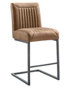 Barkruk Parantino (62 zithoogte) stof cognac