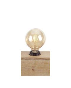 Lichtbron Luce kogel Ø 9,5x14 cm amber