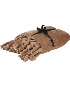 Plaid Benaco bruin 130x160cm