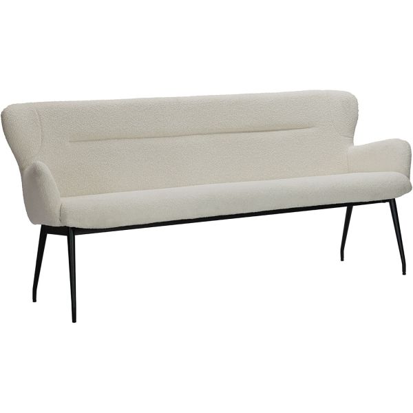 Eetkamerbank Lembo 190 cm ecru