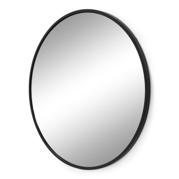 Spiegel Montala rond 60 cm zwart