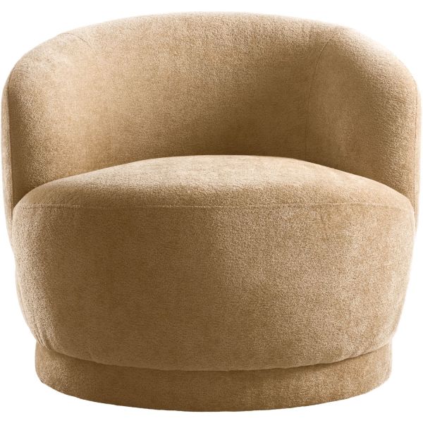 Draaifauteuil Tenna lichtbruin