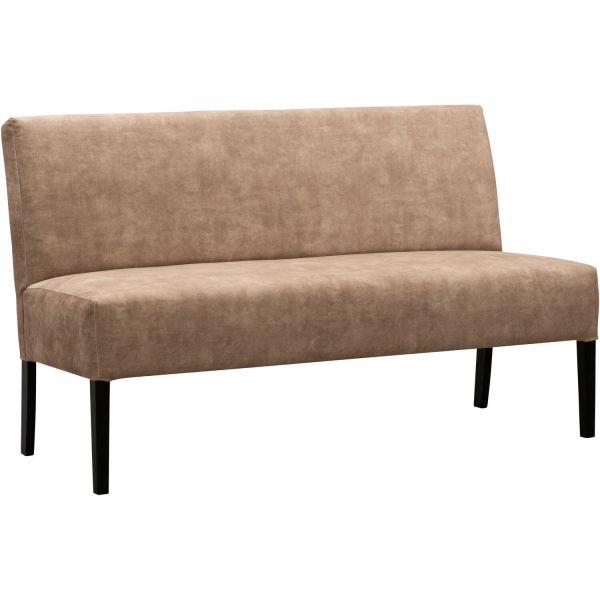 Eetkamerbank Avanza 170 cm velvet lichtbruin