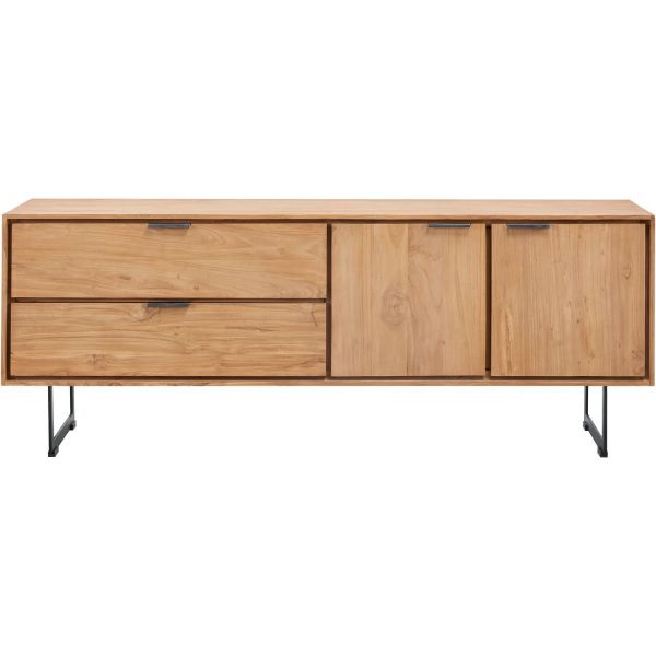 Tv-meubel Aska (157 Cm) teak naturel brushed