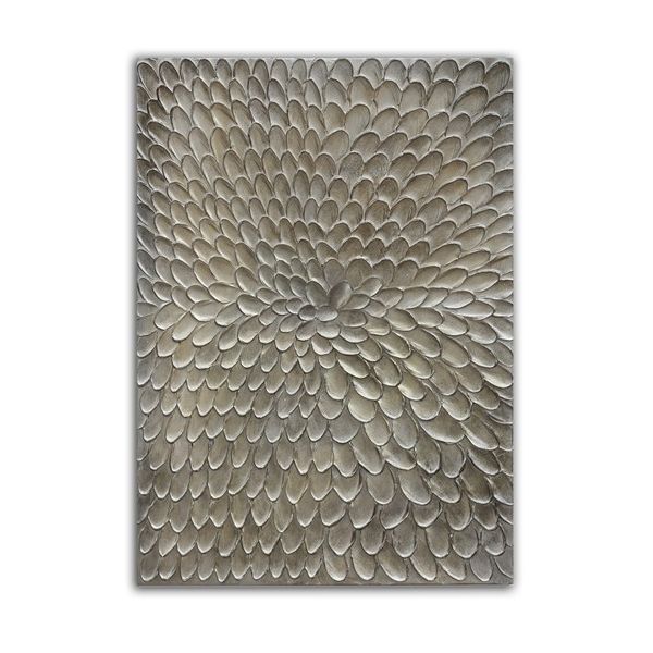 Wandornament Pictura 60x80 cm rechthoekig grijs