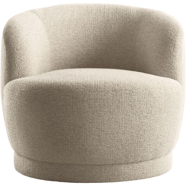 Draaifauteuil Fiumi beige