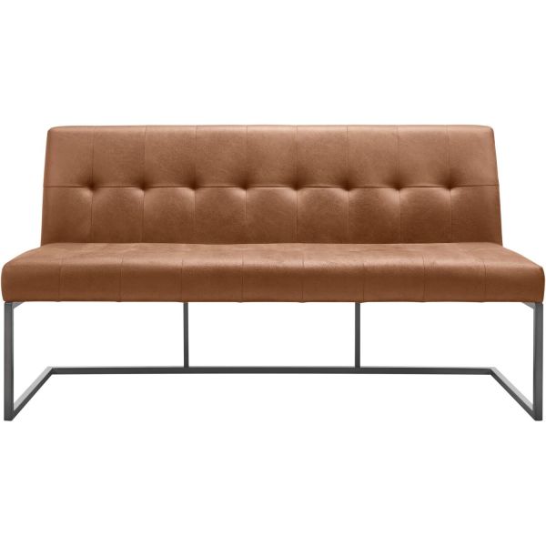 Eetkamerbank Oro 170 cm microleder bruin