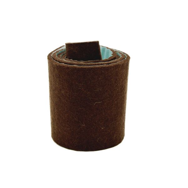 Zelfklevend viltstrip bruin 3 mm (5x100)