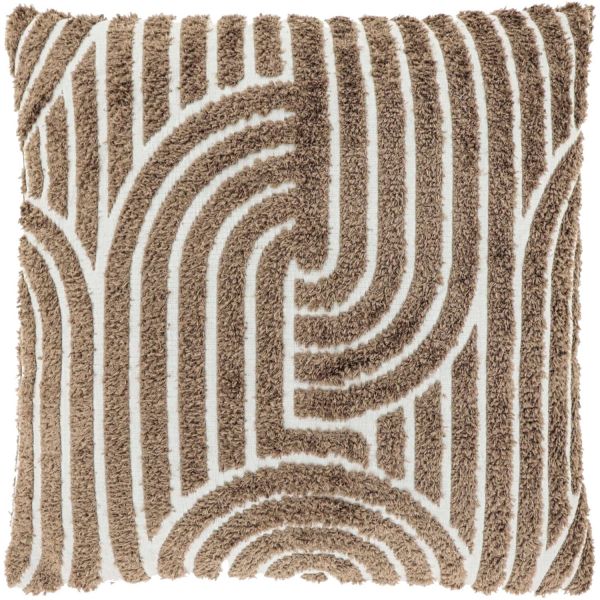 Sierkussen Sacco 45x45cm taupe