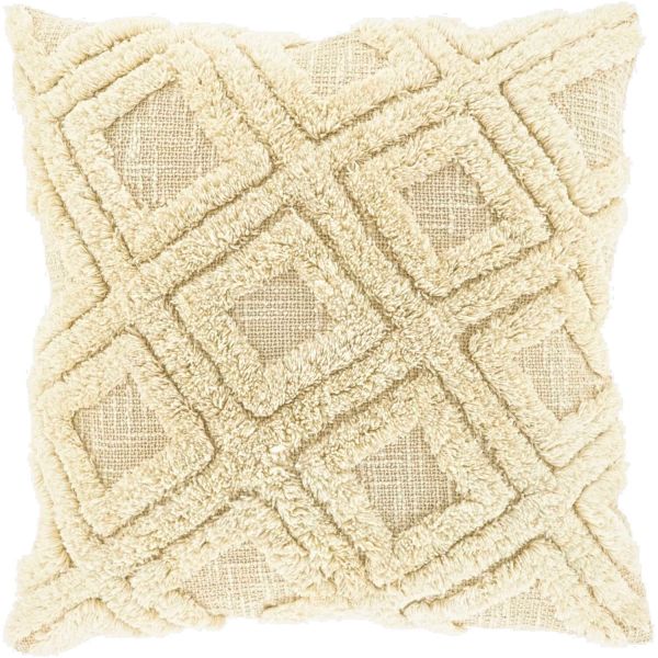 Sierkussen Foglia 45x45cm dessin 5 naturel