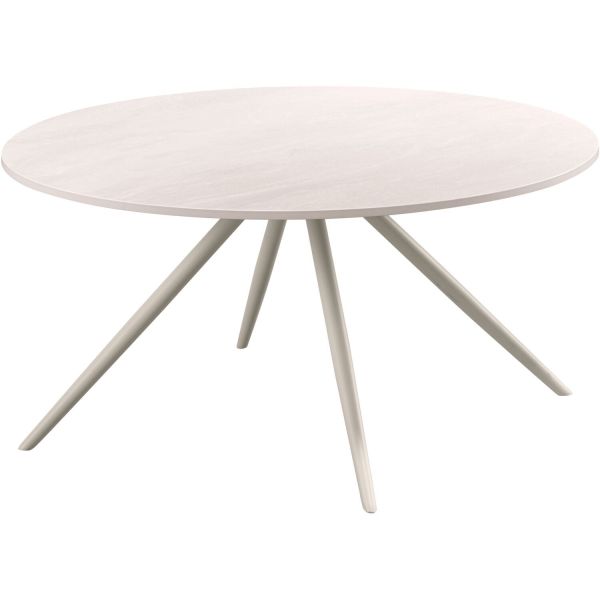 Salontafel Cercio keramiek 80 cm rond wit