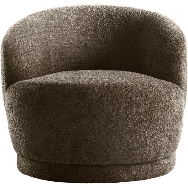 Draaifauteuil Tenna bruin