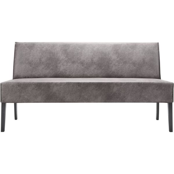 Eetkamerbank Avanza 170 cm microleder grijs