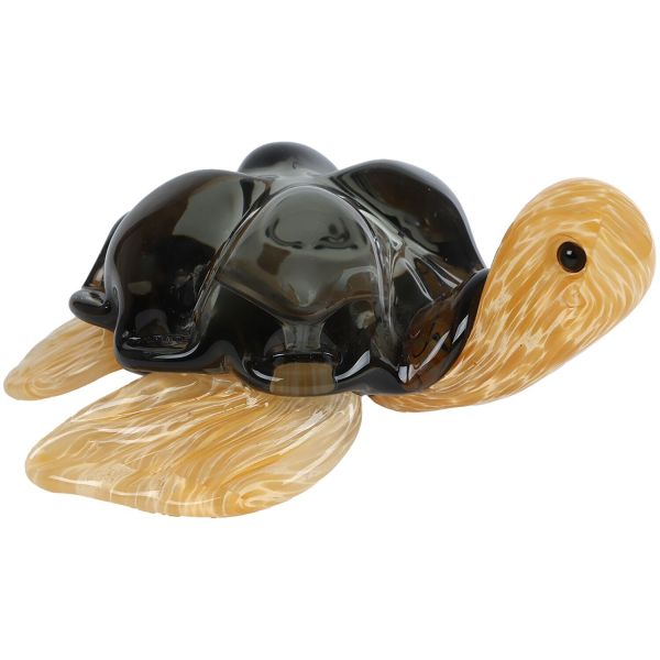 Decoratiebeeld Cassibile schildpad glas