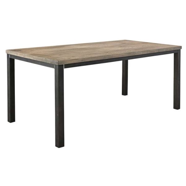 Eettafel Hevano eikenhout 130x80 cm rechthoekig