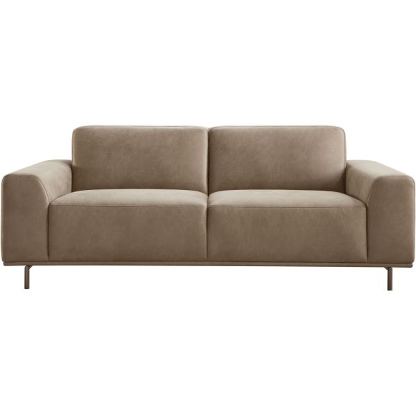 2,5 zitsbank Pantini microleder bruin premium comfort