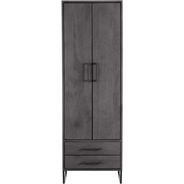 Opbergkast Piastra 64 cm zwart gesloten