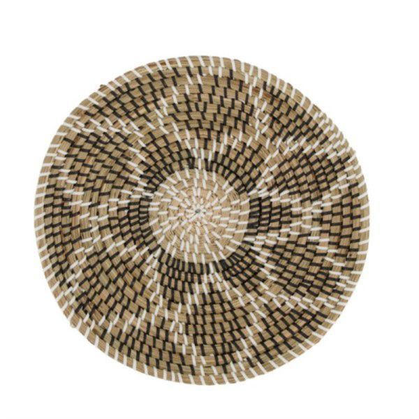 Wandhanger Adornos rond 33 cm bruin