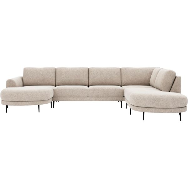 Hoekbank rechts Aziri ecru supreme comfort