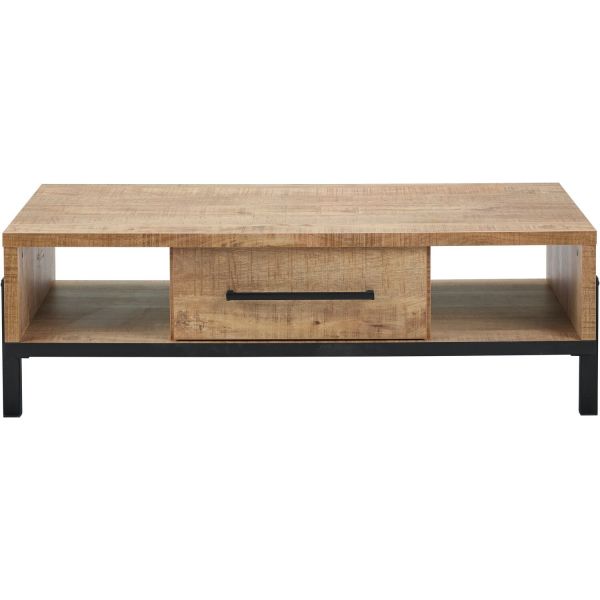 Salontafel Ricardi 135x67 cm rechthoekig mango