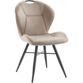 Eetkamerstoel Loana microvezel beige