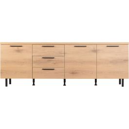 Dressoir Paranno 77x220x42 cm bruin