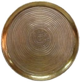 Decoratieschaal Trodena brons 48x48 rond