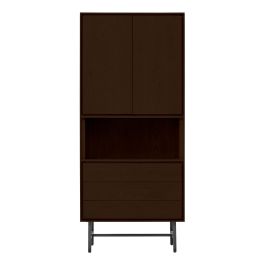 Opbergkast Belvio 85 cm dark oak