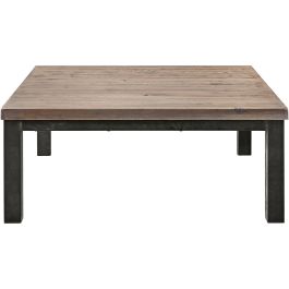 Salontafel Hevano eikenhout 100x100 cm vierkant moose