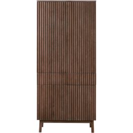 Opbergkast Arrosto eikenhout 202x90x45 cm Dark Roast