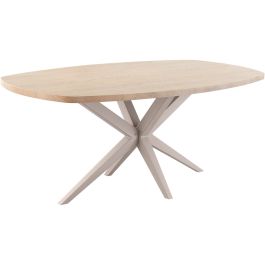 Eettafel Mascaro 250x128 cm Deens ovaal misty oak