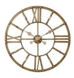 Metalen klok Nimar Ø60cm brass