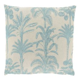 Sierkussen Canosa blauw met palmboom print