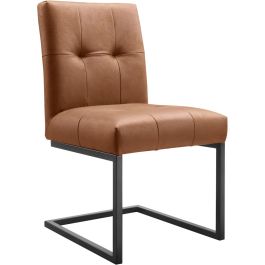 Eetkamerstoel Oro microleder bruin