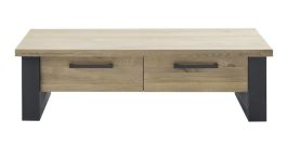 Salontafel Verato eikenhout 70x140 cm rechthoekig natural grey
