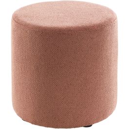Poef Roby 45 cm bruin rond