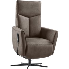 Sta-op stoel Seduto elektrisch microleder bruin