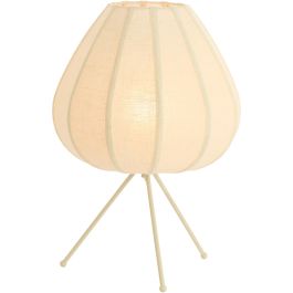 Tafellamp Moscito ecru linnen 1-lichts