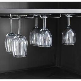 Glazenrek Orizone zwart metaal