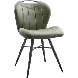 Eetkamerstoel Tantini microvezel groen