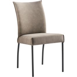 Eetkamerstoel Vitale microvezel taupe