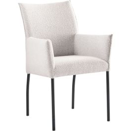 Eetkamerstoel Vitale bouclé beige