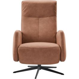 Relaxfauteuil Perfini elektrisch verstelbare rug en voetensteun camel